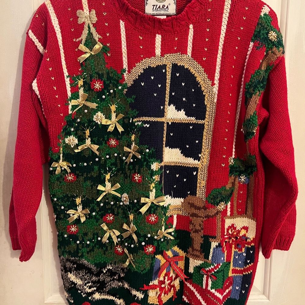 Tiara Scarlet Knit Sweater